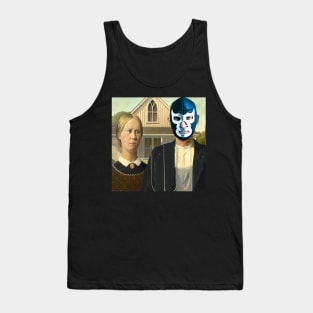 Lucha Libra meets American Gothic Tank Top